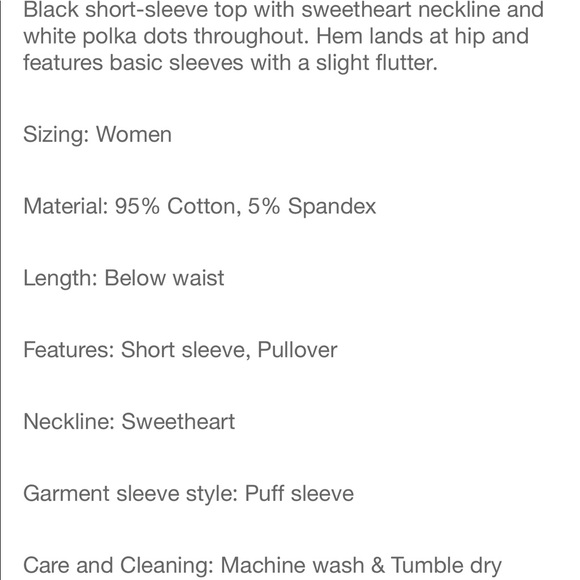 Wild Fable polka dot crop top - Picture 5 of 5